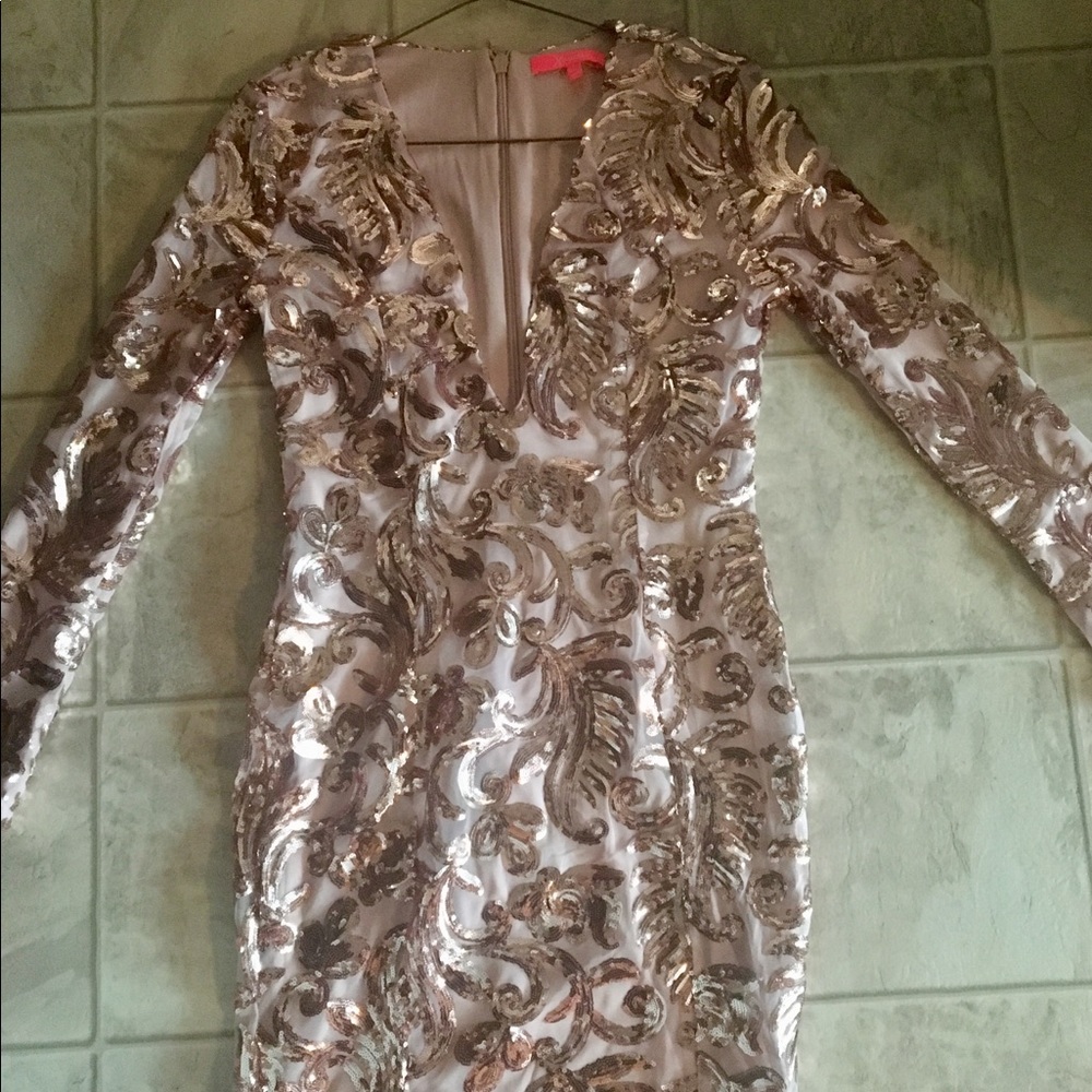 Sequin cocktail dress